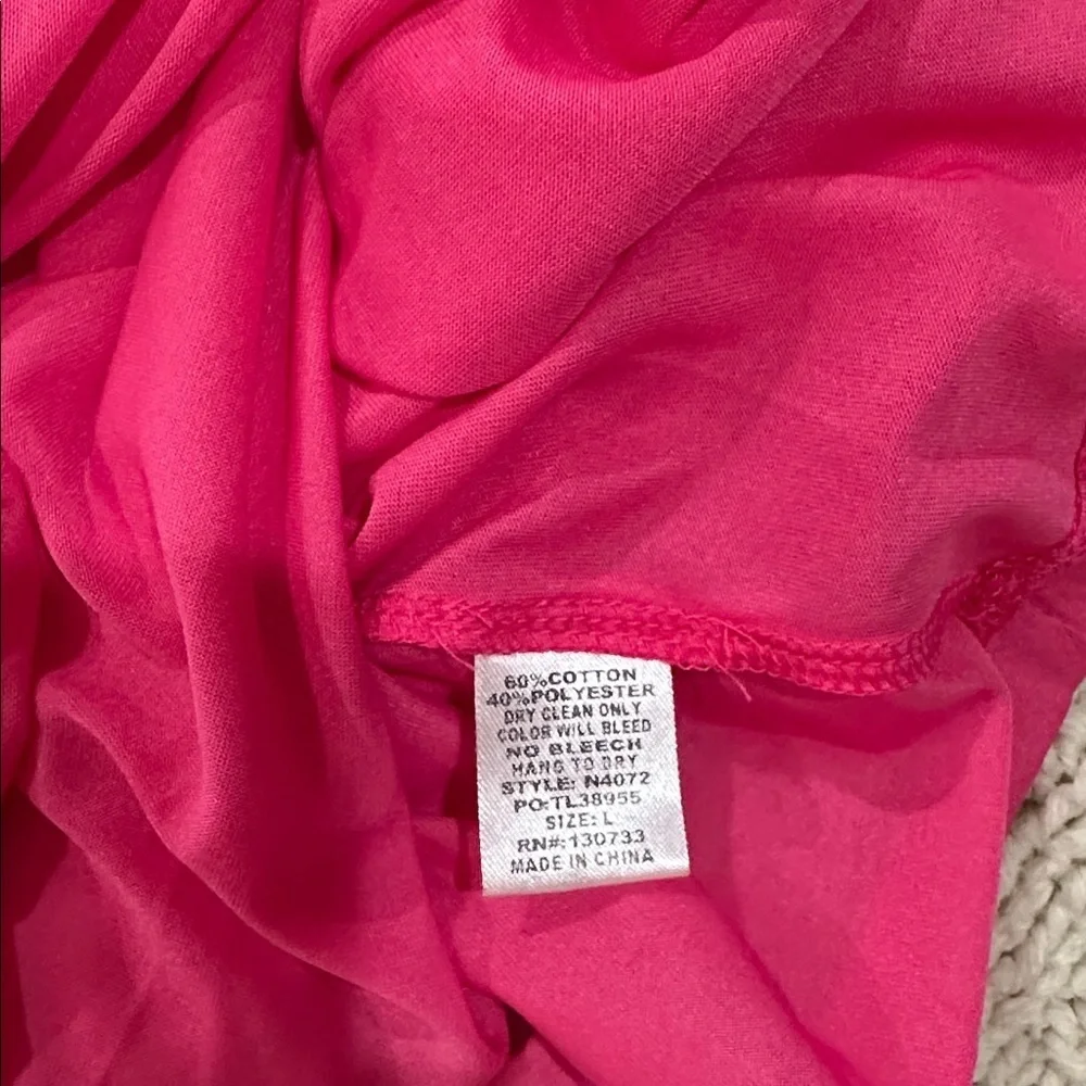 UMGEE Pink Embroidered with tassels summer Dress size large - Picture 8 of 8